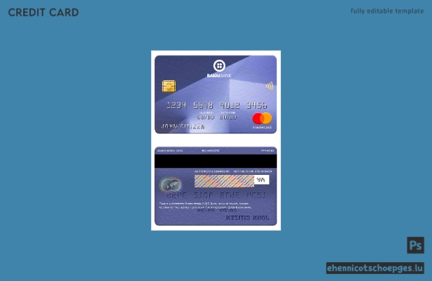 Kirgisistan OJSC Bakai Bank Mastercard Beispielvorschau